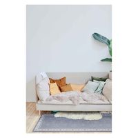 オカトー キッチンマット khastan インテリアマット 45×240cm グレー 464741 1個（直送品）