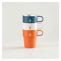 シービージャパン マグカップ 285ml GOMUG QAHWA 保温 保冷 ステンレス オレンジ 469552 1個（直送品）
