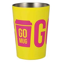 シービージャパン コンビニカップ タンブラー 460ml GOMUG NEON ステンレス イエロー 406881 1個（直送品）