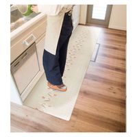 オカトー 拭けるインテリアマット 60x240 ドット チューリップ 436014 1個（直送品）