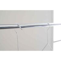 オカトー タオルハンガー ステンレス そのまま引っ掛けるだけバーフックシェルフ Mサイズ 413641 1個（直送品）