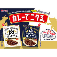 ハウス食品 カレーでニクる。豚肉 中辛 スパイスカレー 160g 1セット（1個×3）レトルト レンジ対応