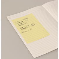 スリーエム(3M) ポストイット ふせん 付箋 罫線入りノート 150mm×100mm イエロー 1冊 660RP-50YN