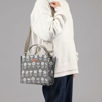 ジャガードランチバッグ グレー studio CLIP