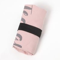 ストラップ付きエコバッグ L マスタード studio CLIP