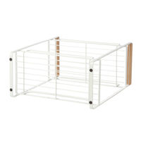 キッチンラック 2段 HOUSEHOLD GOODS ウッド×ホワイト studio CLIP