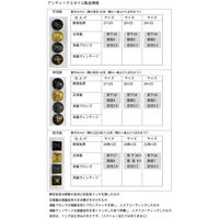 錺技研　アンティークスタイル　打目鋲　真鍮ブロンズ　２０×２３mm　1箱(100本入)（直送品）