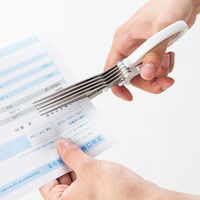 ナカバヤシ シュレッダーハサミ ホワイト NH-S101WH 1セット(10個入)（直送品）