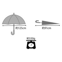 共栄工業 晴雨兼用 ジャンプ傘 70cm 耐風 6本入 グリーン 60108 1箱（直送品）