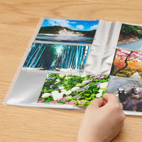 無印良品 ポリプロピレン高透明フィルムアルバム ３段 ３冊組 Ｌ判 １３２枚用 ポケット付 良品計画
