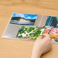 無印良品 ポリプロピレン高透明フィルムアルバム ２段 Ｌ判 ５６枚用 1セット（1個×2） 良品計画