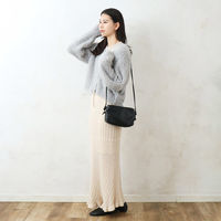 センバドー 合皮シンプル あおりポケットショルダー SV 622-0883 1個（直送品）