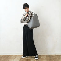 センバドー 合皮トライアングルカットトート BK 622-0902 1個（直送品）