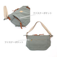 センバドー 多収納にこだわった大人はっ水ショルダー GY 623-4914 1個（直送品）