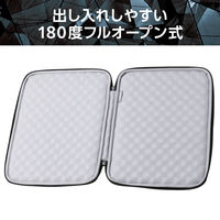 エレコム パソコンケース 13.3インチ 衝撃吸収 コンパクト スリム 撥水加工 黒 ZSBーIBTHP13BK 1個
