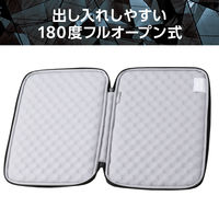 エレコム パソコンケース 11インチ 衝撃吸収 コンパクト スリム 撥水加工 黒 ZSBーIBTHP11BK 1個