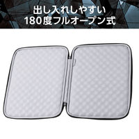 エレコム パソコンケース 13.3インチ 衝撃吸収 コンパクト スリム 黒 ZSBーIBTHL13BK 1個
