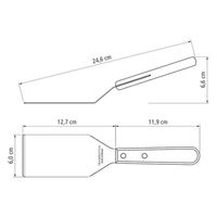 TRAMONTINA ターナー4インチ ダーク 21165/194 1本（直送品）