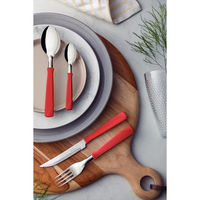 TRAMONTINA ニューカラー テーブルウェア 24点セット 赤 23199/762 1セット（直送品）