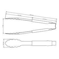 TRAMONTINA マルチトング グレー 24cm 25056/160 1本（直送品）