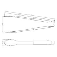 TRAMONTINA マルチトング グレー 30cm 25057/160 1本（直送品）