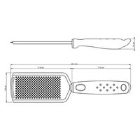 TRAMONTINA グレーター ブラック 25640/100 1本（直送品）