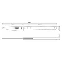 TRAMONTINA ダイナミック カービングナイフ 7インチ 平刃 26444/107 1本（直送品）