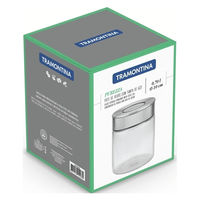 TRAMONTINA グラスコンテイナー ステンレス蓋 0.7L 61227/020 1個（直送品）