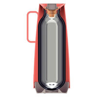 TRAMONTINA サーマルカラフェ 保温ポット 1L コーラル 61636/101 1個（直送品）