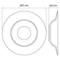 TRAMONTINA パオラ パスタプレート 27cm 96600/115 1枚（直送品）