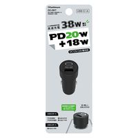 カシムラ DCー38W USB2ポート PD20W+18W DC-067 1箱（直送品）