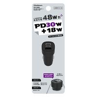 カシムラ DCー48W USB2ポート PD30W+18W DC-068 1箱（直送品）