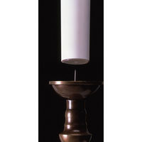 旭電機化成 安心のろうそく(中)(2本入電池無) ろうそく型LEDライト ARO-4201N 1式(2本入)（直送品）