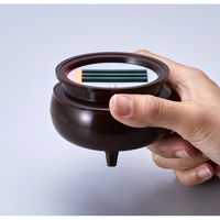 旭電機化成 自動消灯付 横置きの安心のお線香(中) ブラウン 線香型ライト ASE-4214DB 1個（直送品）