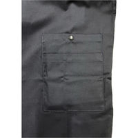 ZacZac 多機能付きT/Cツイル無地エプロン LLサイズ ベージュ 300464 1枚（直送品）