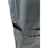 ZacZac 多機能付きリップストップ無地エプロン Mサイズ カーキ 300466 1枚（直送品）