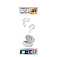 カシムラ 完全ワイヤレス ステレオイヤホン AAC/防水 ホワイト BL-135 1箱（直送品）
