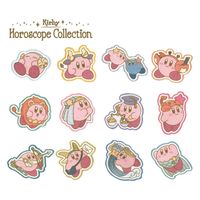 星のカービィー ホロスコープ・コレクション ワッペン 星座シリーズ しし座 縦40mm×横45mm シール・アイロン 両用タイプ BAN50（直送品）