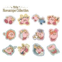 星のカービィー ホロスコープ・コレクション ワッペン 星座シリーズ てんびん座 縦40mm×横43mm シール・アイロン 両用タイプ BAN（直送品）