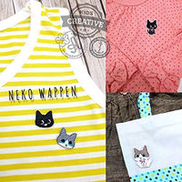 パイオニア シールワッペン「ネコ」 R343-34302 1セット(3袋)（直送品）