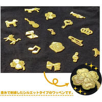 【Golden embroidery collection】ワッペン シール・アイロン両用タイプ (クローバー) RC350-25059（直送品）