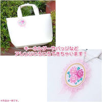 The story of flowers 植物 ワッペン 牡丹 直径55mm アイロン接着 RC500 RC500-25050（直送品）