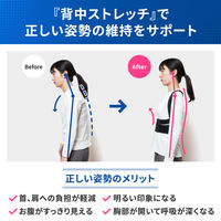 メディエイド スタイルケア 背中ストレッチ L・LL 日本シグマックス　姿勢ケアベルト
