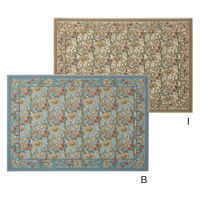 川島織物セルコン モリスデザインスタジオ ゴールデンリリーマイナー 1400×2000mm アイボリー KF1703A_34I 1枚（直送品）