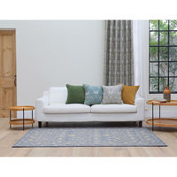 川島織物セルコン モリスデザインスタジオ いちご泥棒 ラグ 2000×2400mm ダークグレー KF1709_44DGR 1枚（直送品）