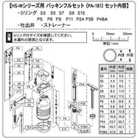 工進 ミスターオートパーツ HSシリーズ HS-Wパッキンフルセット PA-181 1個（直送品）