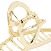 【LAKOLE/ラコレ】 メタルループバンスクリップ ゴールド