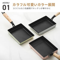 武田コーポレーション IH対応ふっ素玉子焼きフライパン PU IHFTF13PU 1箱(10個入)（直送品）