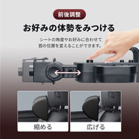 ベストアンサー 車載用ネックパッド クッション ヘッドレスト car-129-bk 1個（直送品）