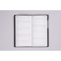 高橋書店 【2025年4月版】ニューダイアリー1 手帳判 片側1週間+ノート 月曜始まり 黒 803 1冊（直送品）